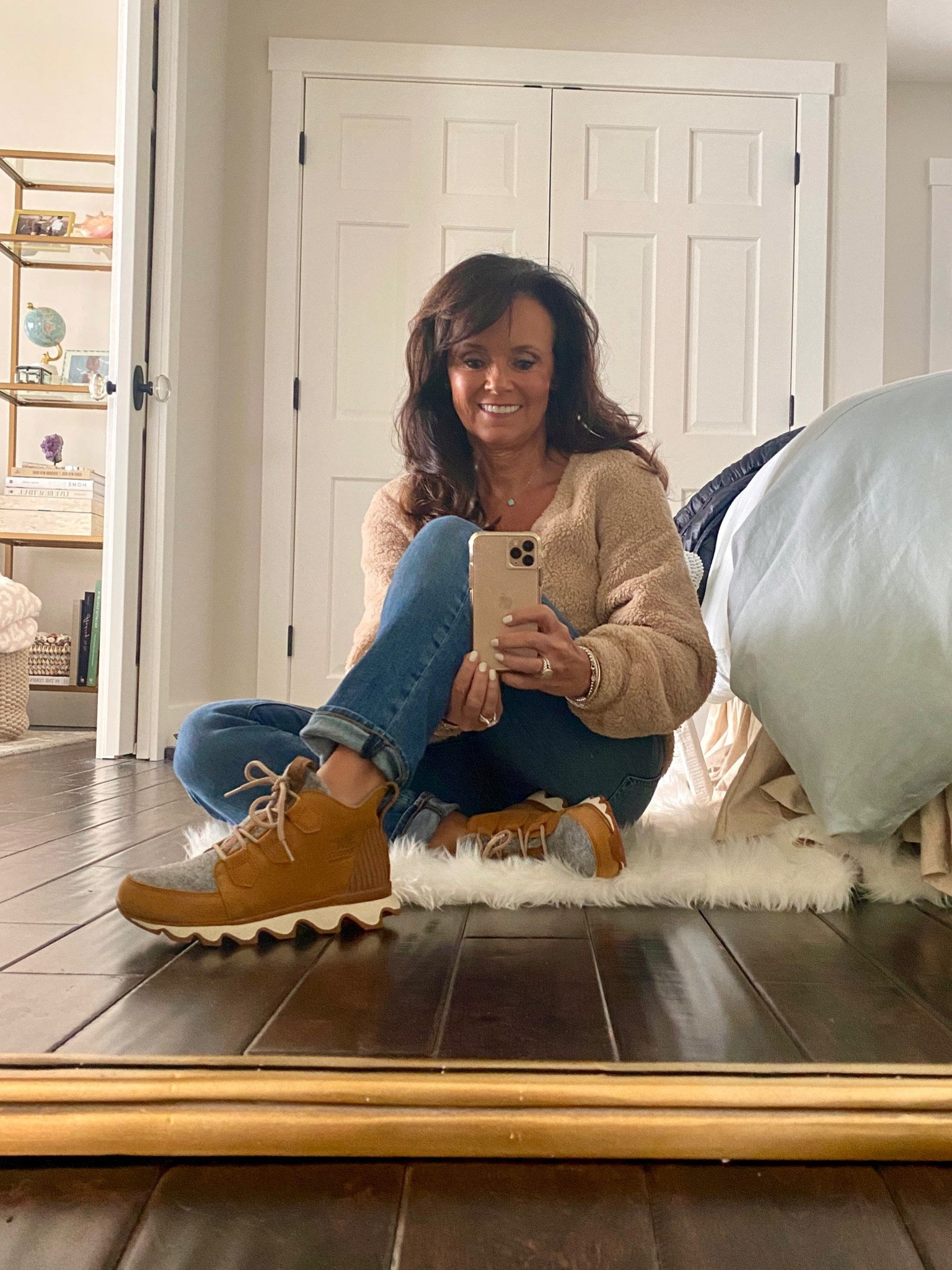 When your hooked on Sorel boots, the Kinetic Caribou Bootie makes the list of favorites. 
I sized up a 1/2 size as I feel this bootie runs a bit narrow. 😉
kimbentley, cozy outfit, fall outfit, Sorel, petite style, winter boot

#LTKFind #LTKshoecrush #LTKGiftGuide