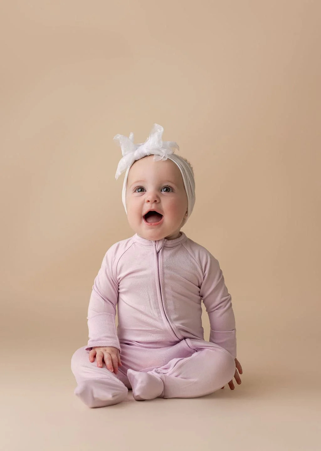 Light Purple Zipper Romper | In My Jammers