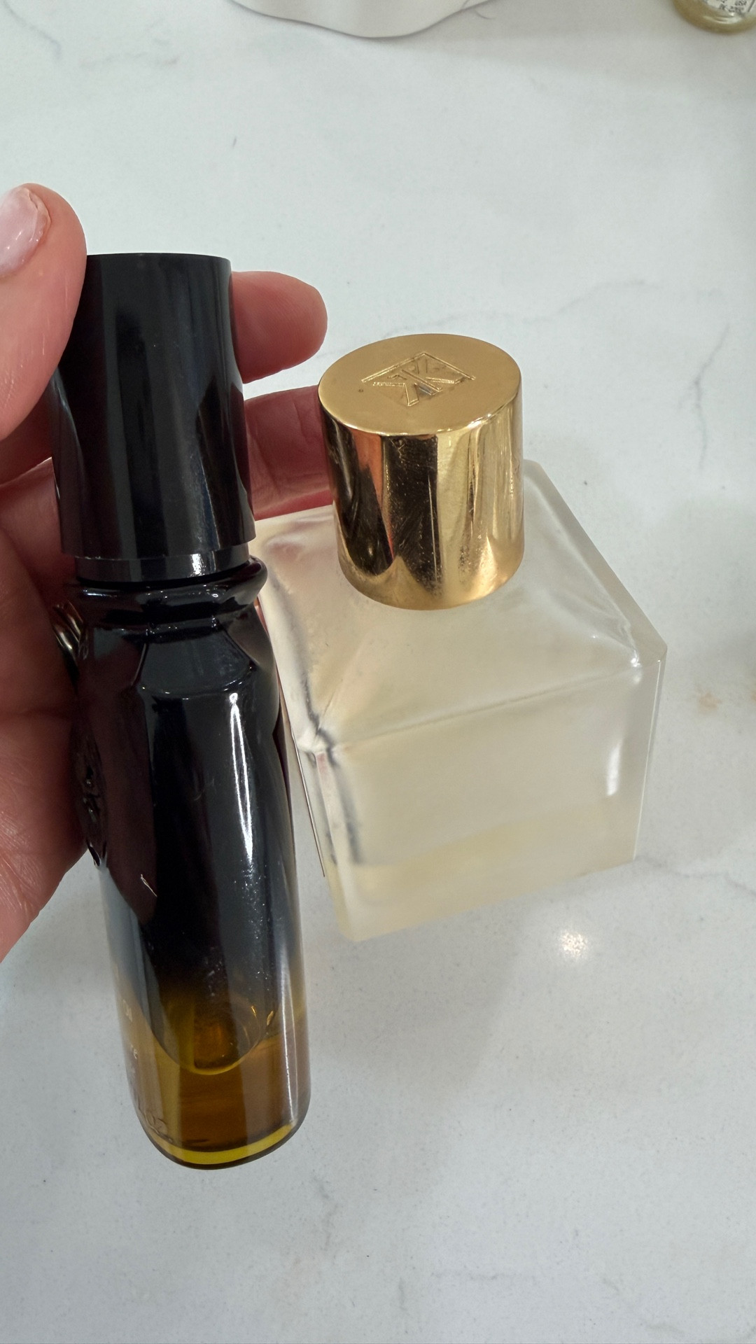 Nourishing hair oil (it lasts forever) and Maidon FrancisKurkdjian hair mist 

#LTKBeauty #LTKOver40