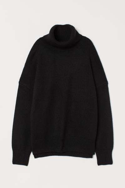 Knit Cowl-neck Sweater | H&M (US + CA)