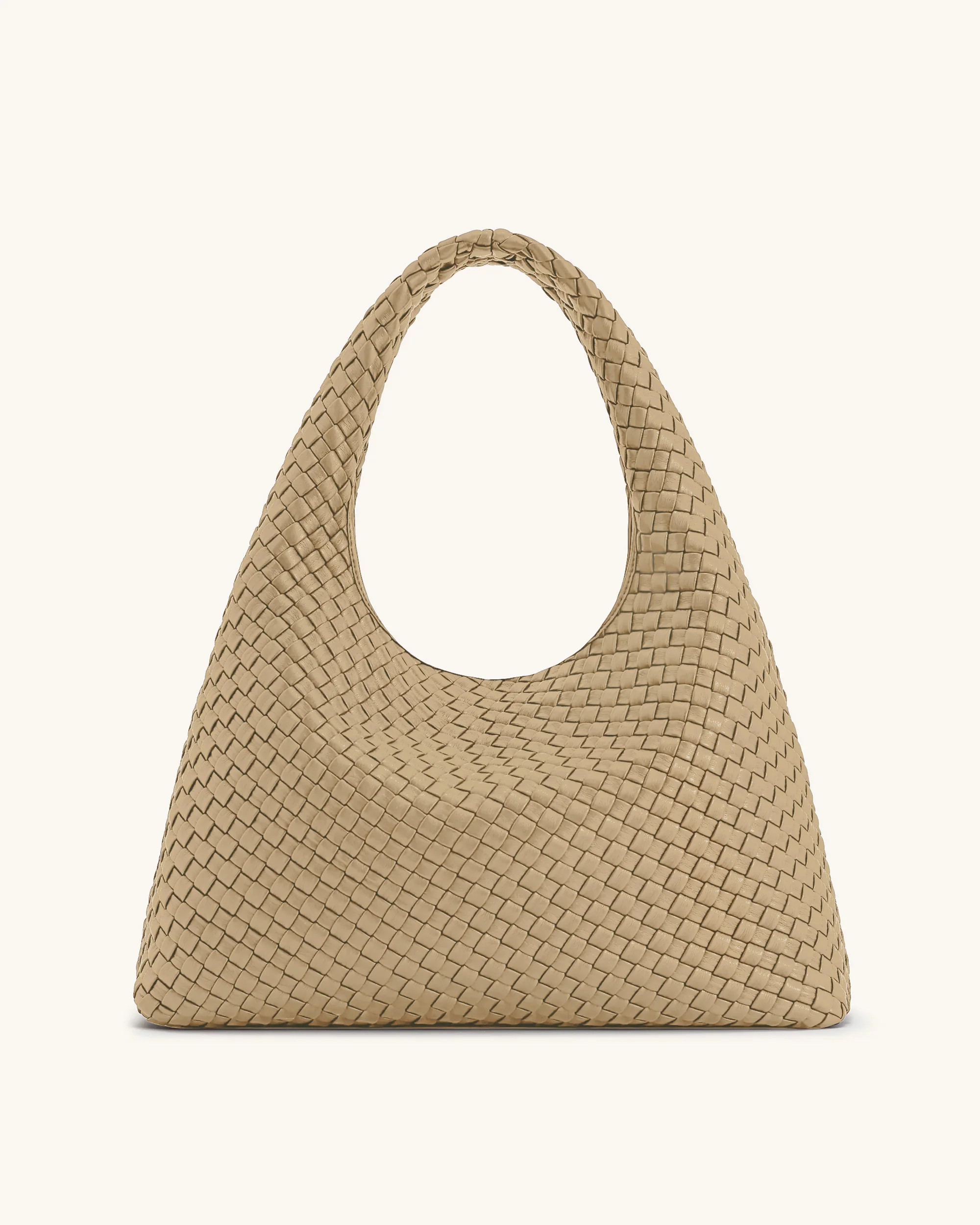 Iaura Woven Shoulder Bag - Beige | JW PEI US