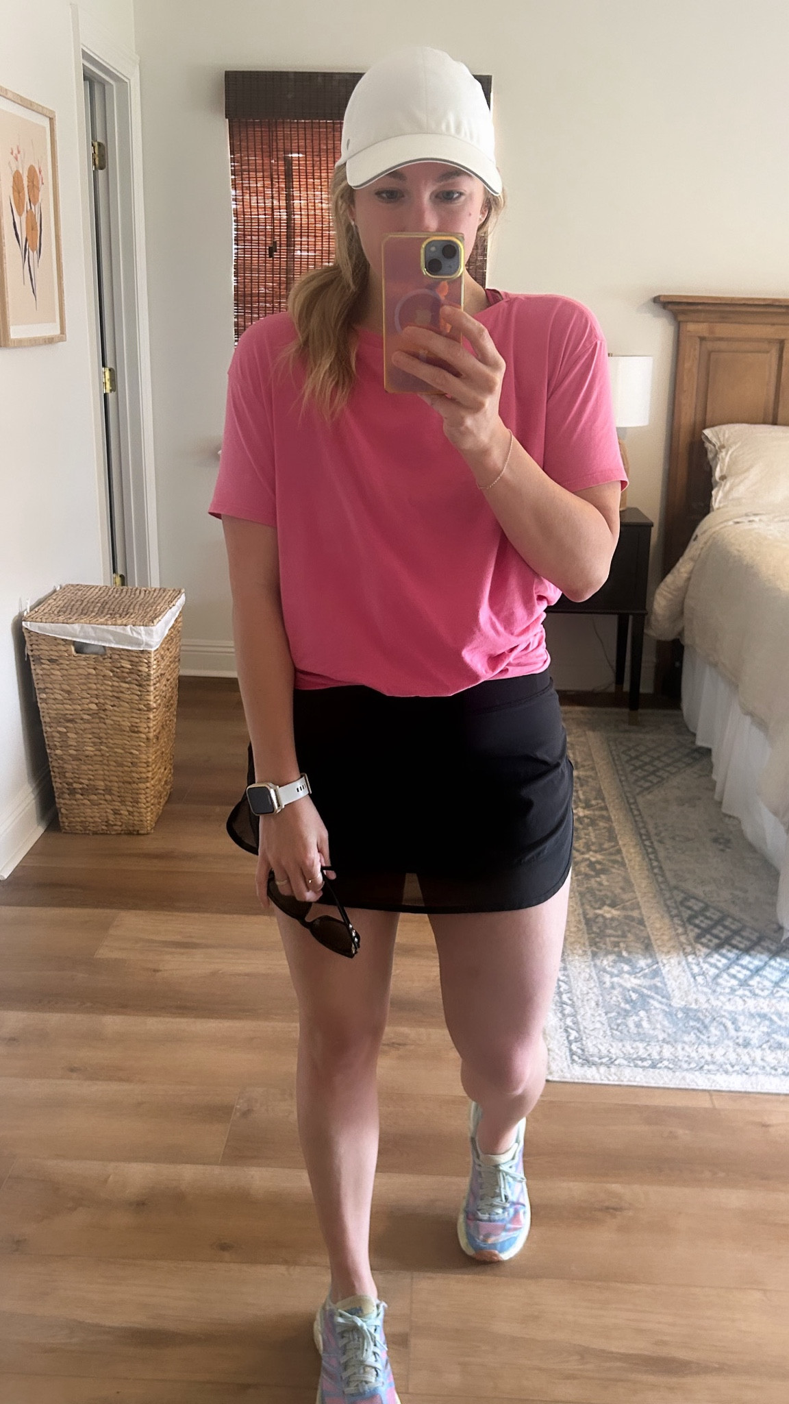 My walking #OOTD - this CRZ top pairs well with a cute tennis skirt! Lots of colors to choose from and $24! 

#LTKFitness #LTKActive #LTKFindsUnder50