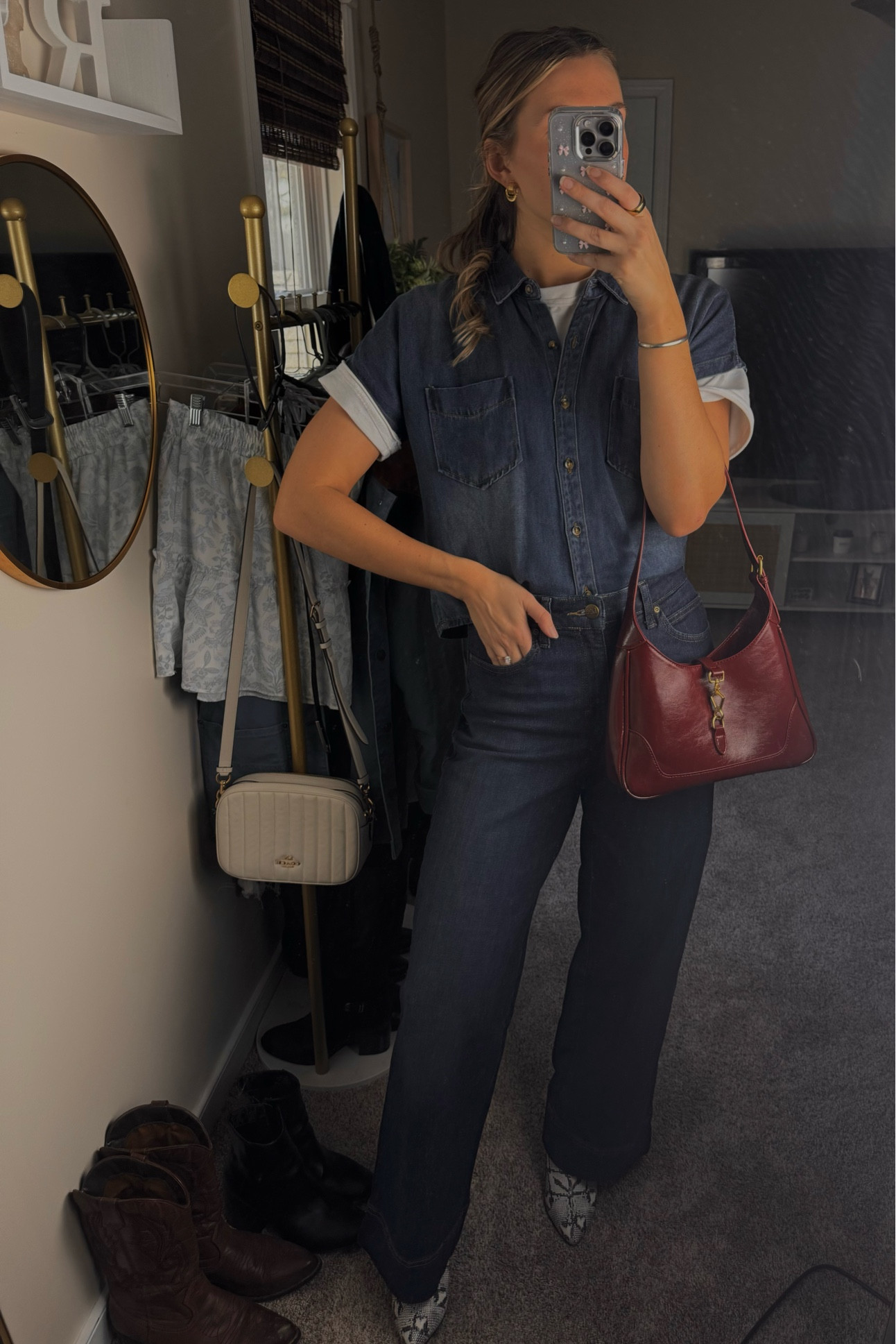 double denim outfit 

#LTKStyleTip #LTKNYFW #LTKShoeCrush