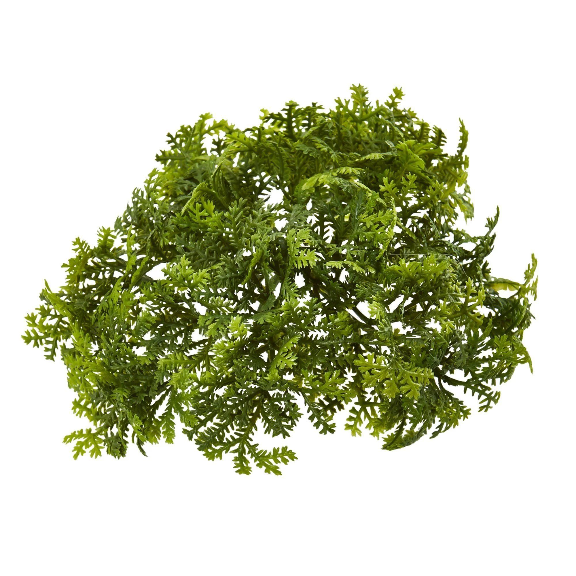 6” Moss Artificial Bush Flower (Set of 12) | Nearly Natural