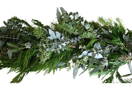 6' Eucalyptus Garland, Dried | One Kings Lane