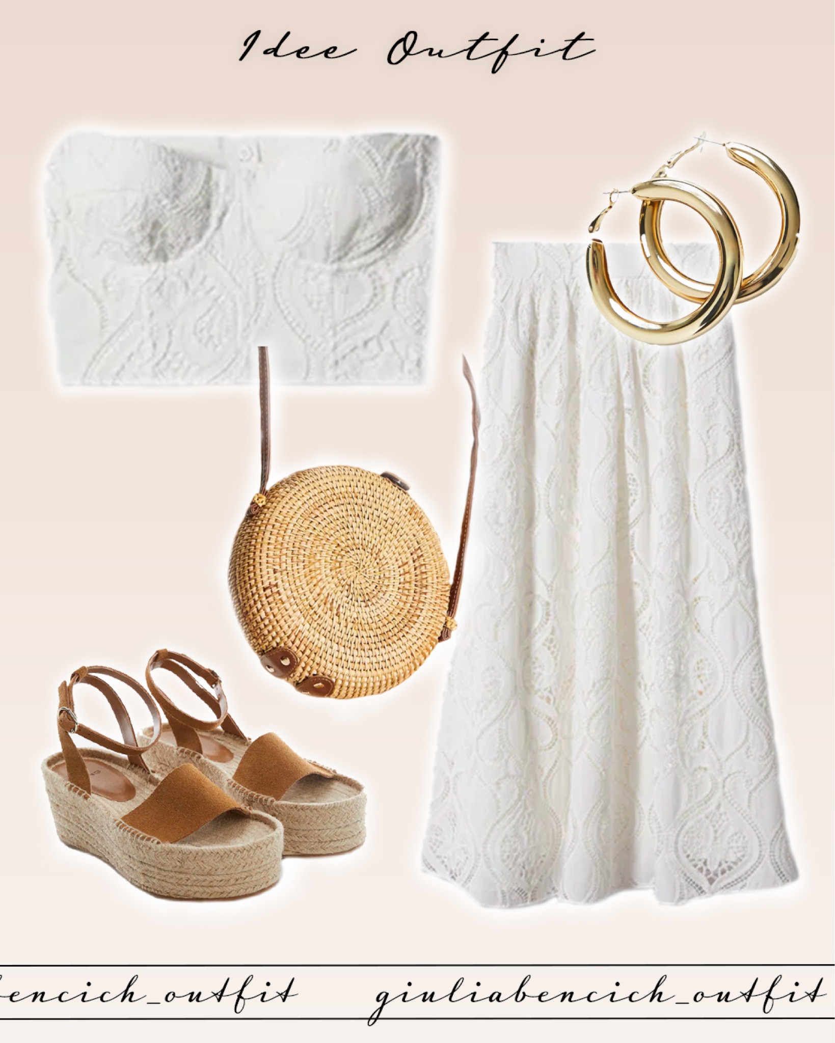 Outfit primavera completo di pizzo ricamato. 

#LTKunder50 #LTKeurope #LTKunder100