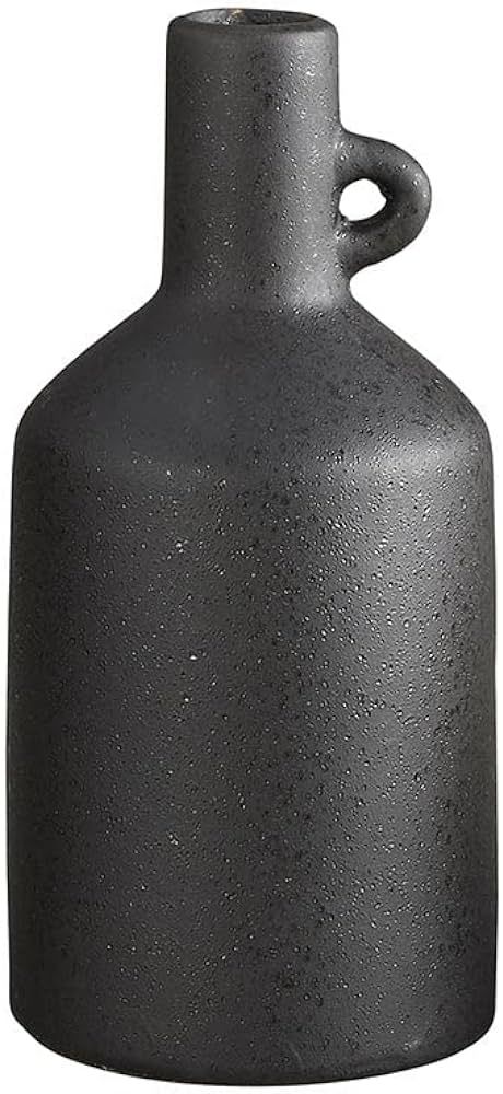 47th & Main Modern Pottery Jug | Narrow Mouth Stoneware Vase for Home Décor, 9" Tall, Charcoal G... | Amazon (US)