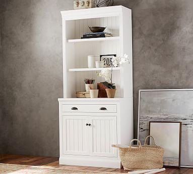 Aubrey 36" x 84" Wide Bookcase with Doors | Pottery Barn (US)