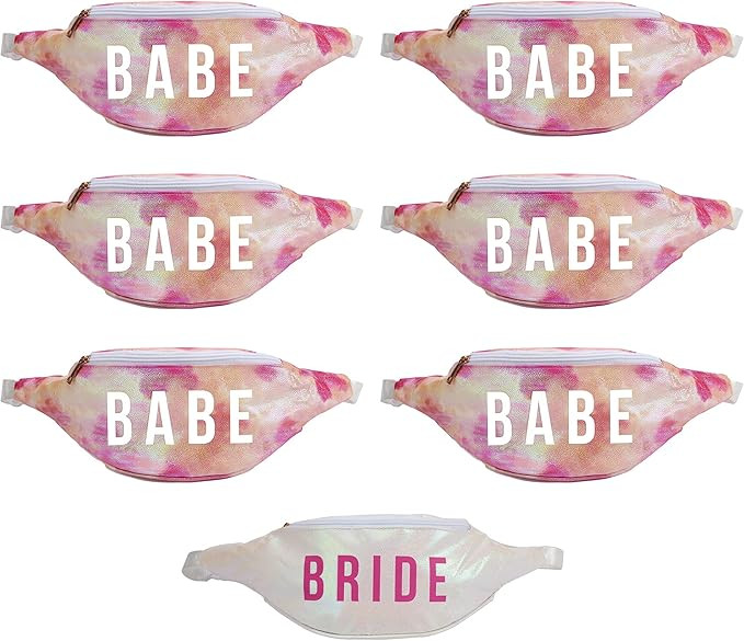 Bachelorette Party Fanny Pack Set “Bride” Fanny Pack and Babe Fanny Packs | Bachelorette Part... | Amazon (US)