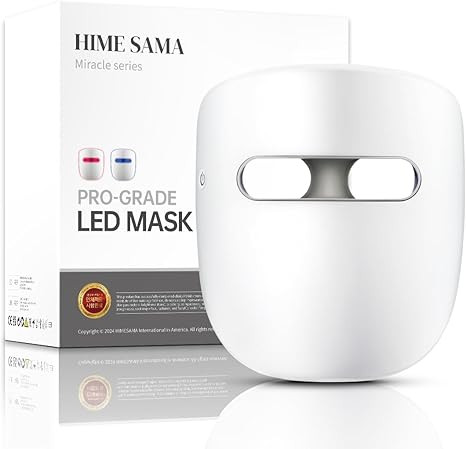 Maschera Viso Led, maschera per la cura della pelle con luce rosso + nir e blu per rughe antietà... | Amazon (IT)