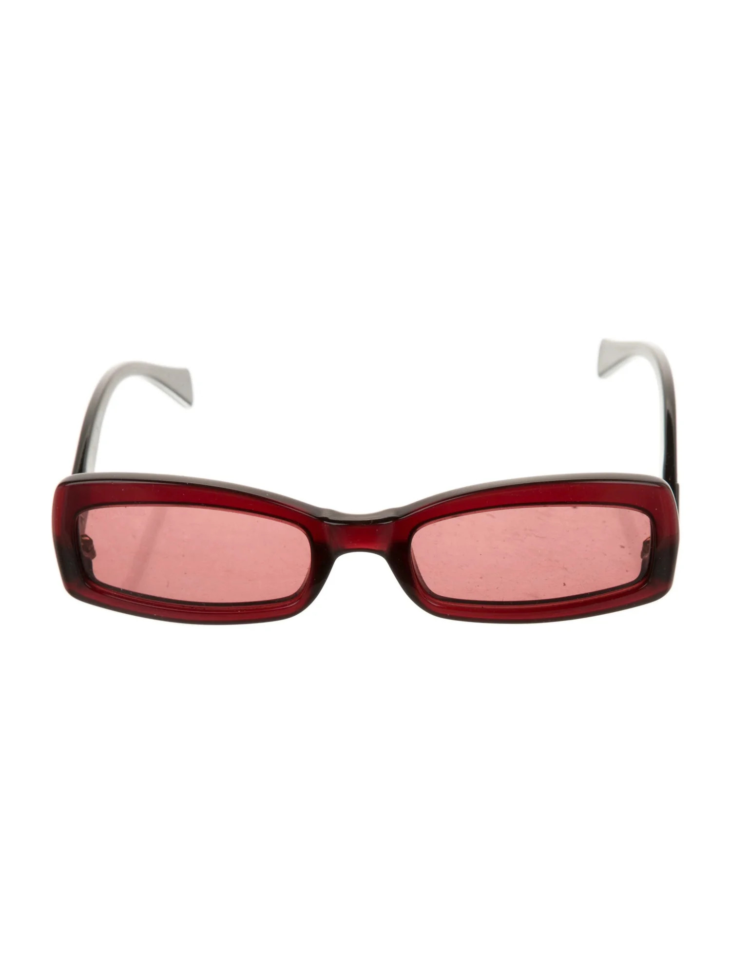 Chanel Vintage Square Sunglasses - Burgundy Sunglasses, Accessories - CHA1381688 | The RealReal | The RealReal