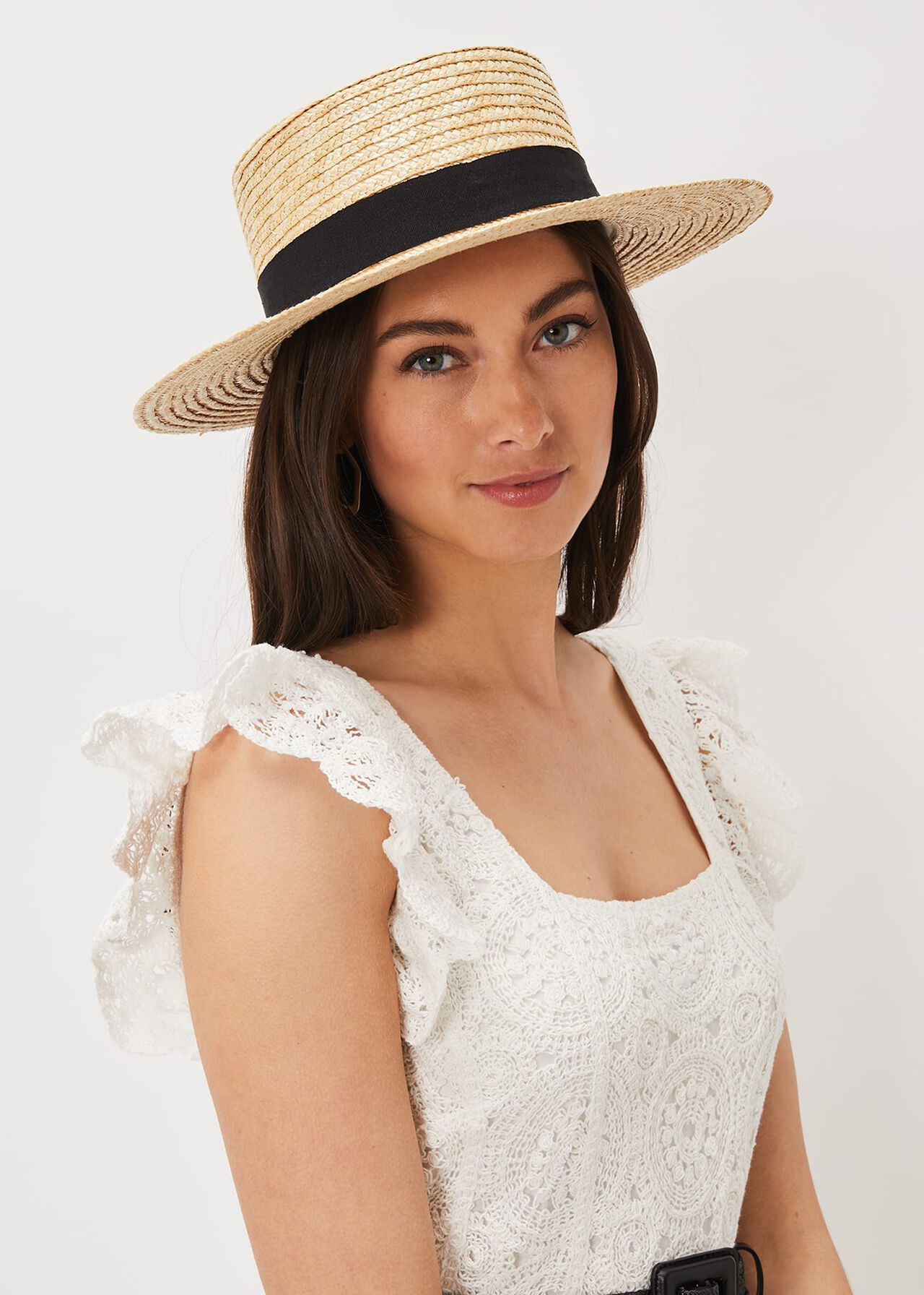 Straw Boater Hat | Phase Eight (UK)