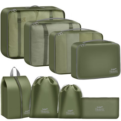 Generic Packing Cubes for Travel - 8 Set Luggage Organizer Bags Mesh Breathable Packing Cubes | Target