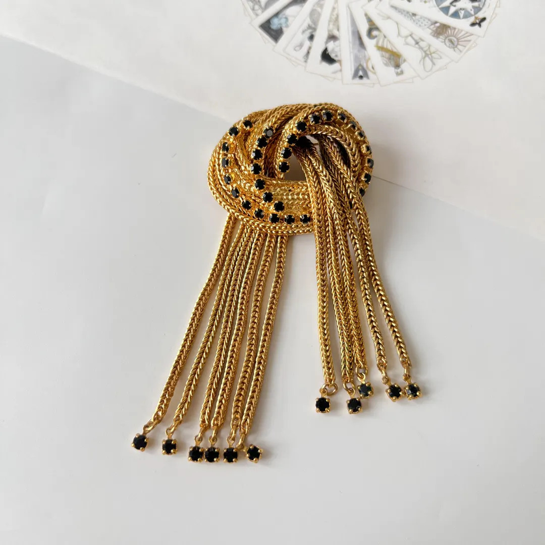 Pierre Balmain Paris Vintage Chain Brooch | Etsy (US)