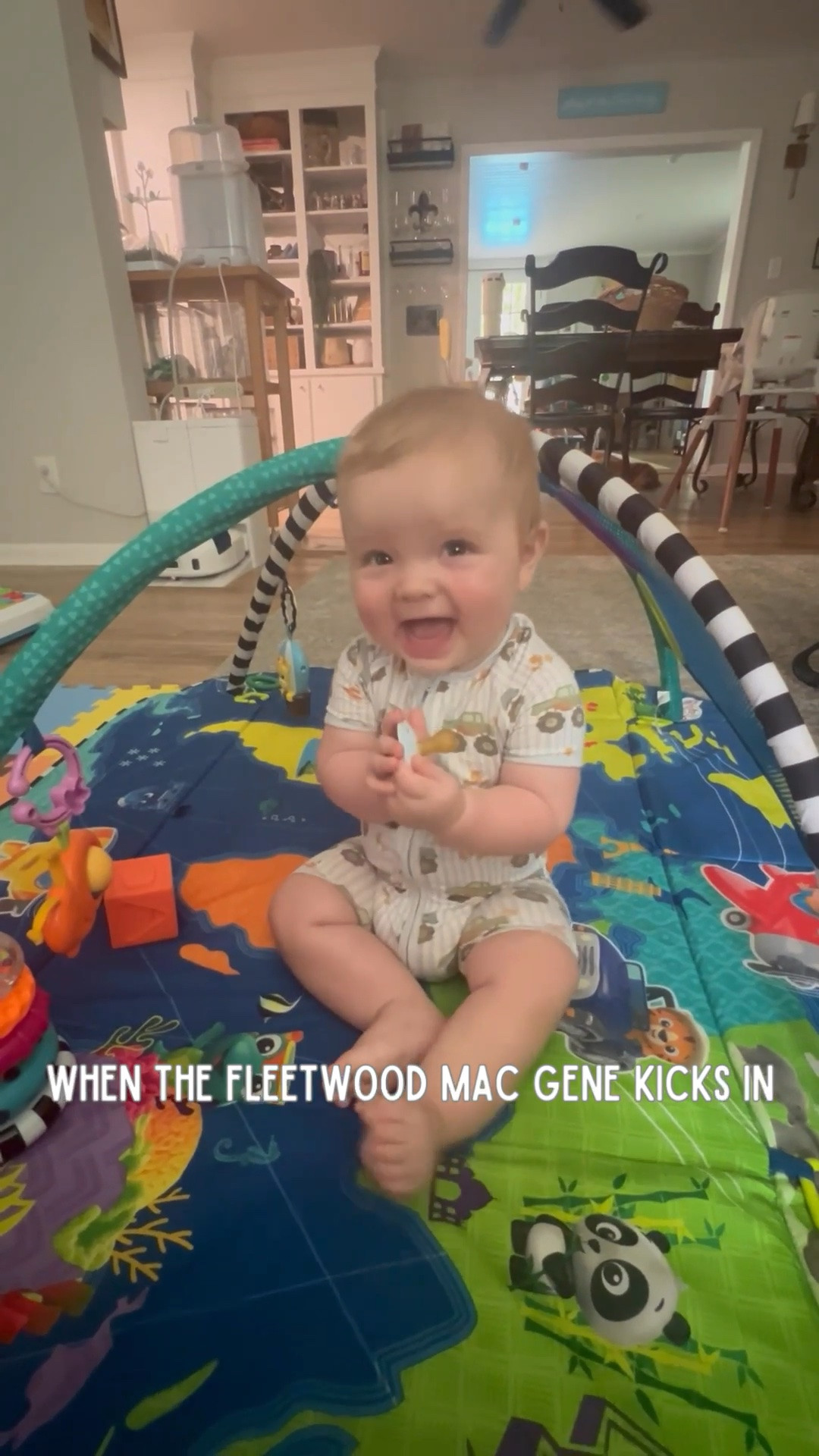 Apparently good music taste is genetic 😂 

The second Dreams came on, Philip knew exactly what to do. 🎶 

The head bob + little laugh gets me every time.

#FleetwoodMac #BabyReels #MomLife #BabyBoy #Dreams

#LTKmomlife #LTKBaby #LTKdayinmylife