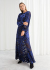 Click for more info about Sheer Velvet Maxi Dress
