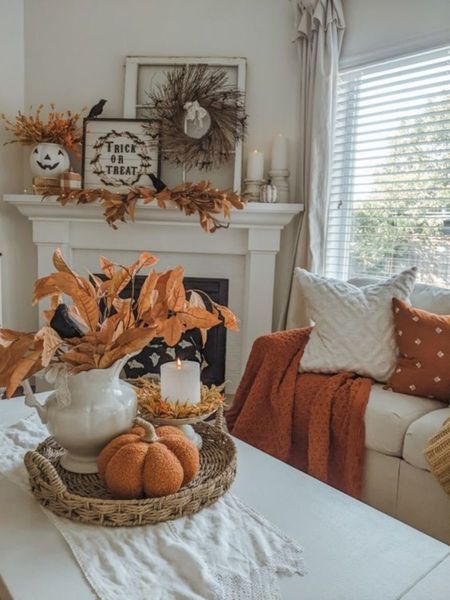 Fall table decor. Fall mantle. Fall mantle decor ideas. Fall home decor. Fall coffee table decor. Fall candles. Pumpkin decor. Modern farmhouse fall decor. Fall living room. Fall kitchen. Modern Farmhouse living room. Modern farmhouse kitchen. Fall foliage #fallhome #falllivingroom #falltable #neutralfalldecor #farmhousefalldecor #falldecor

#LTKSeasonal #LTKhome #LTKHoliday