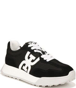 Langley Suede and Nylon Lace-Up Retro Sneakers | Dillard's