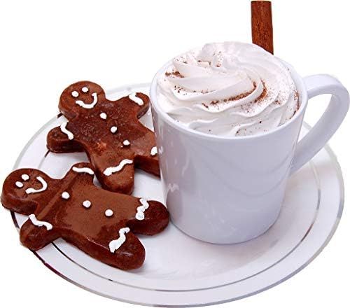 Flora-cal Products Fake Hot Chocolate Plastic Mug and Gingerbread (White) | Amazon (US)