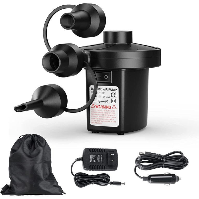 DIGITNOW electric Air Pump for Inflatables, Portable Quick-Fill Air Pump with 3 Nozzles, Inflator... | Walmart (US)