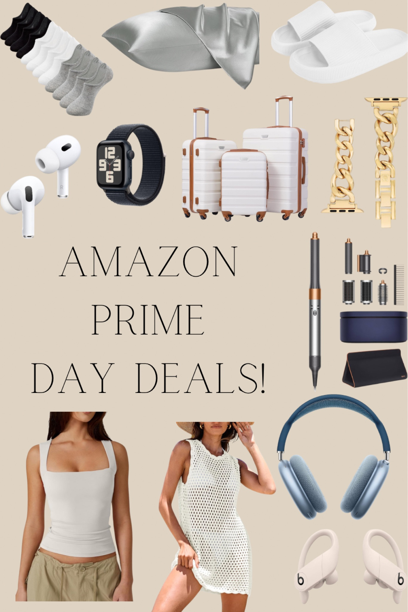Amazon Prime day is here and let’s shop some deals! First the Apple AirPod maxs are literally under $395! I bought them at $550 so if you’ve been eyeing them so grab them! The best gym headphones for me and even love them for hikes and walks around the city! 

The suitcase deals are insane! Love those pair of 3 suitcases for a steal! Especially for the summer travel season! I have a few different fashion items, home and electronics, to even shoes. There are plenty of things to shop for! 

Happy Shopping! #amazon #primeday #amazonprimeday #primedaysale #salealert 

#LTKHome #LTKTravel #LTKSaleAlert