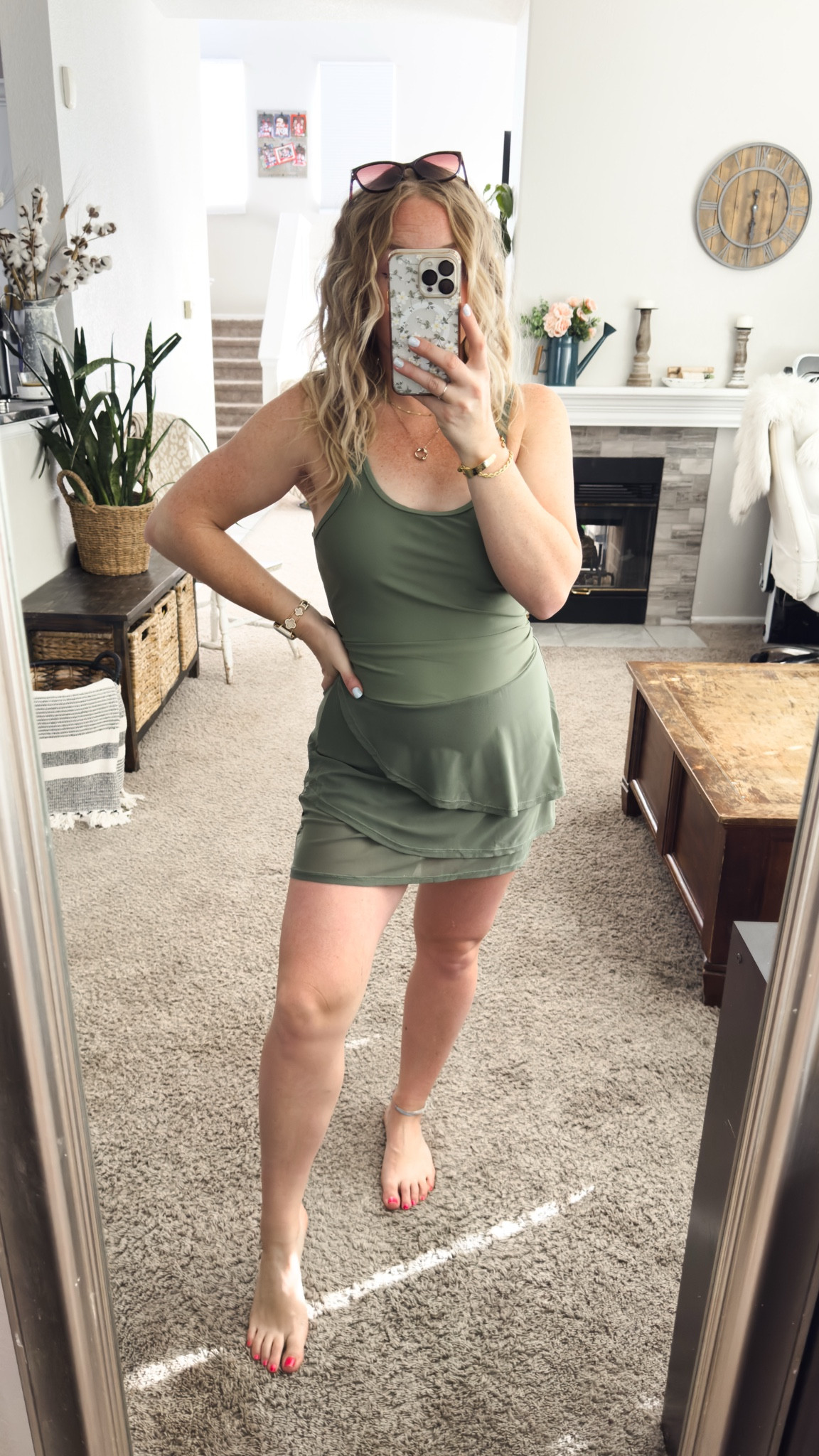 Mom friendly swim dress from amazon, full coverage swimsuit, fits tts, modest swimwear 





vacation outfits, tropical outfits, beach outfits, beach clothes, resort wear 2026, summer outfits, beach vacation outfit, midsize swimwear

#LTKSwim #LTKTravel #LTKSaleAlert