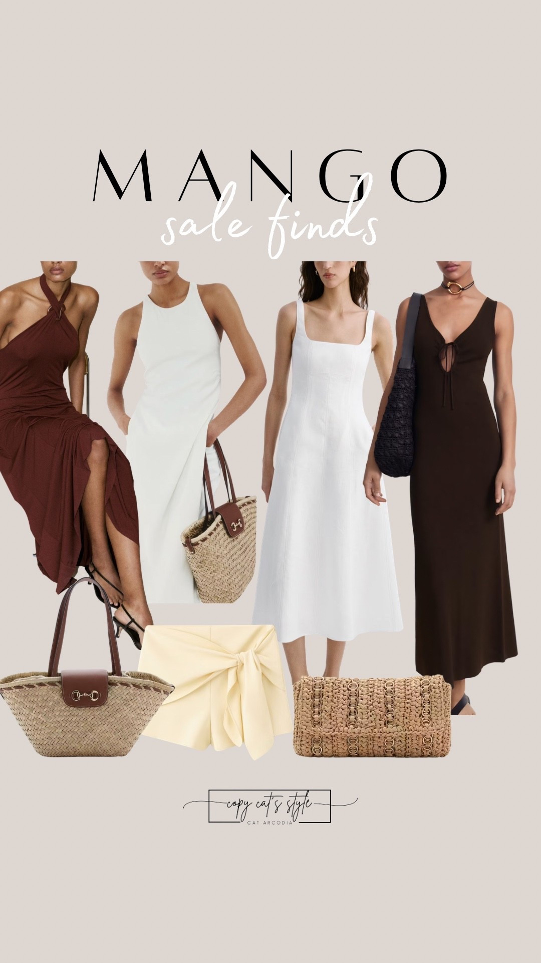 Mango sale finds on summer fashion. Summer dresses, summer travel dresses, summer bags, white dresses, brown dresses, dresses, skorts, skirts, bags, mango dresses

#LTKOver40 #LTKSaleAlert #LTKTravel