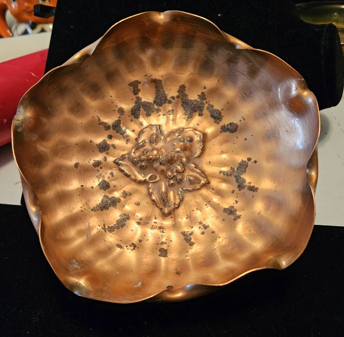 Gregorian Copper Vintage Hammered small Bowl AS IS Cottage Core 7 x 3 | eBay US