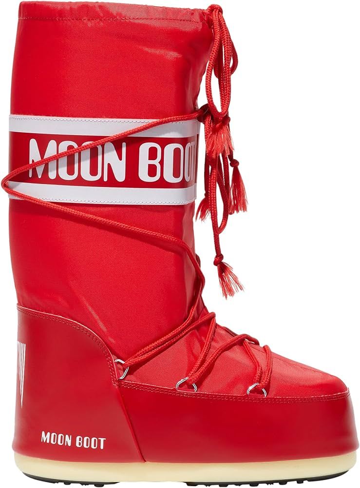 Amazon.com: Moon Boot, Icon Nylon Unisex Boots, 39/41, Red : Luxury Stores | Amazon (US)
