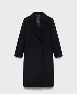 Women's Lapels Wool Coat | Macy's