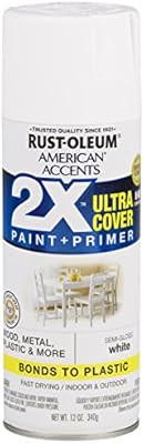 Rust-Oleum 327951-6 PK American Accents Spray Paint, Semi-Gloss White | Amazon (US)