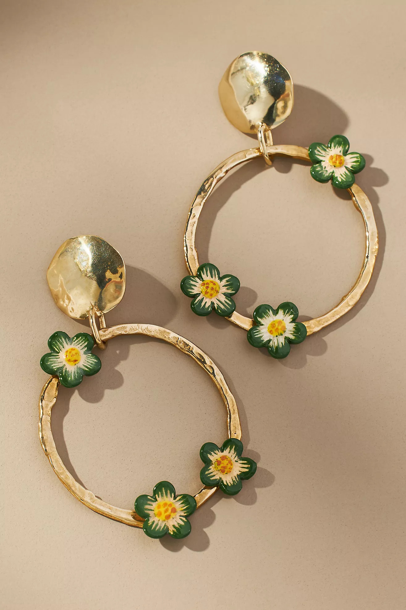 Castlecliff Daisies Earrings | Anthropologie (US)