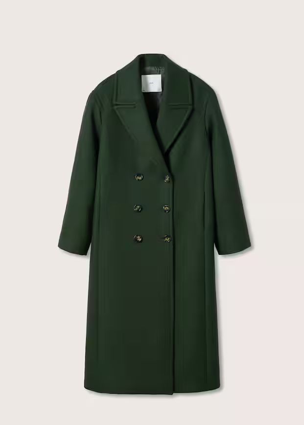 Oversize wool coat | MANGO (US)