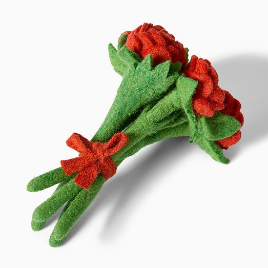 Felt Valentine's Red Roses | West Elm (US)