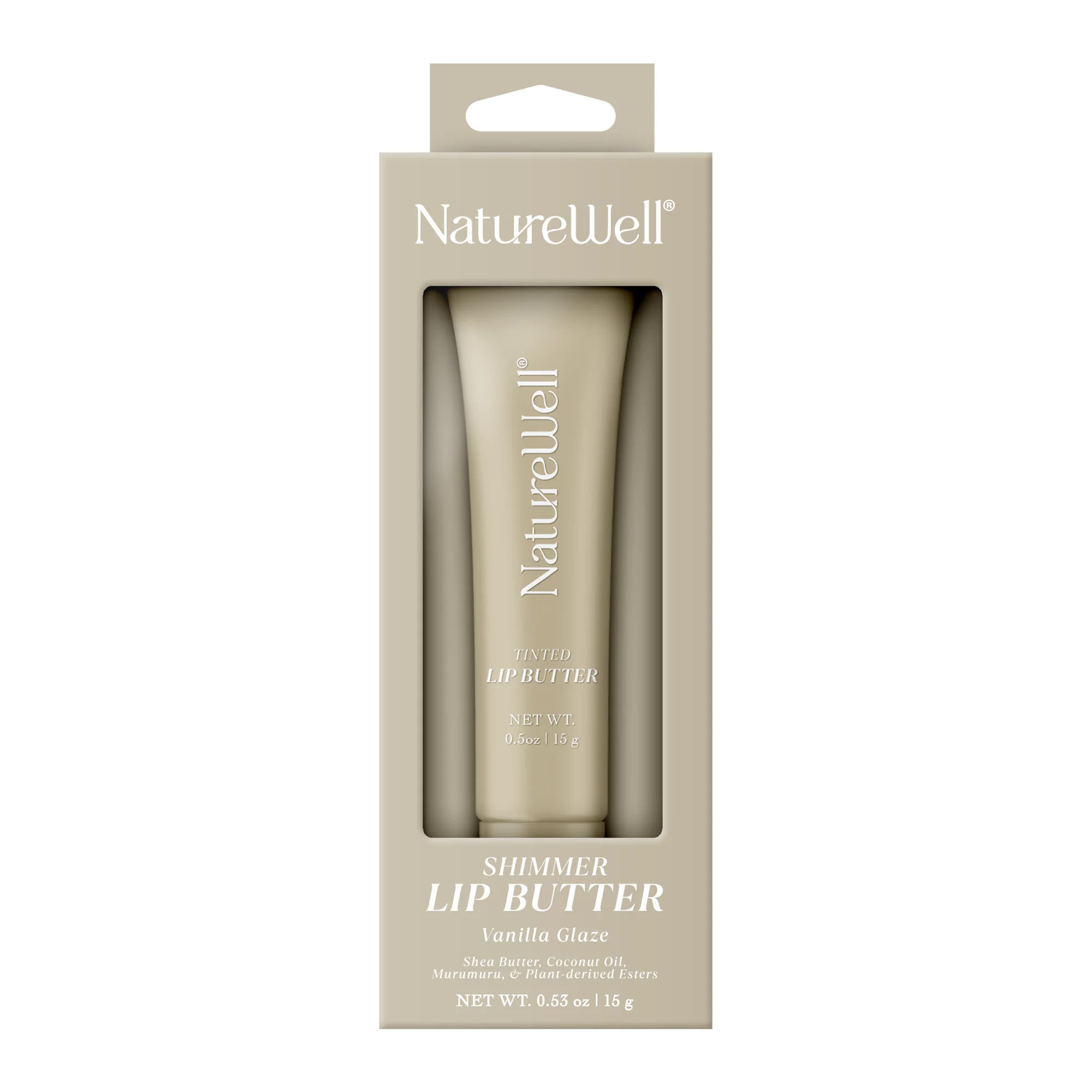 NatureWell Tinted Lip Butter, Vanilla Glaze, 0.53 oz | Walmart (US)