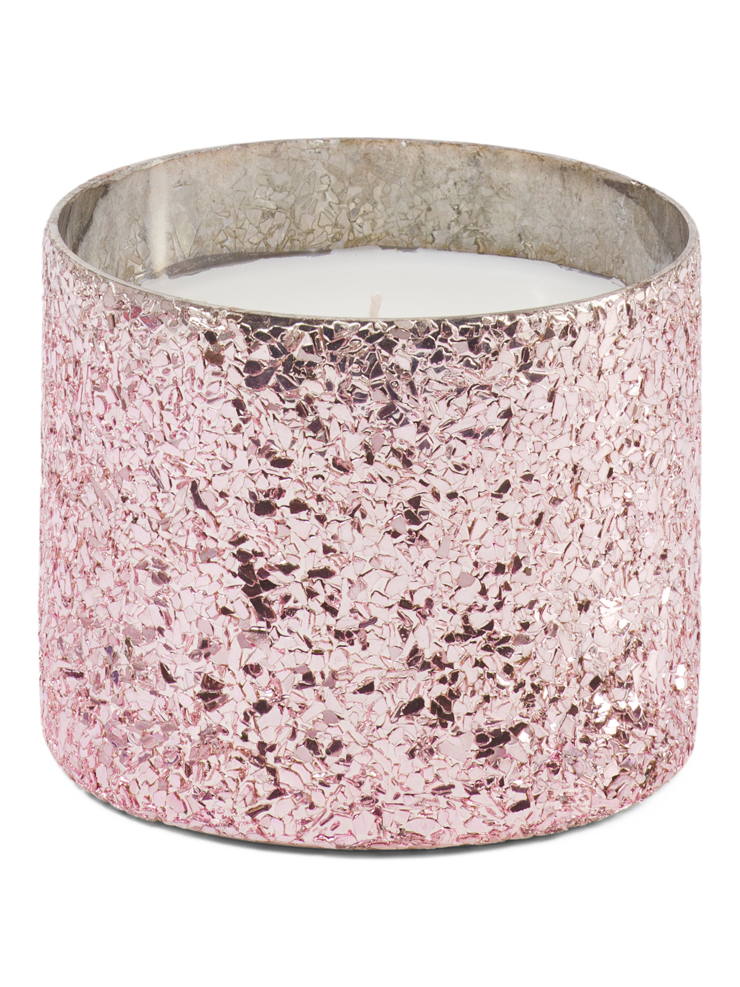 5in 26oz Crackled Glass Scented Candle | Valentine's Day | Marshalls | Marshalls