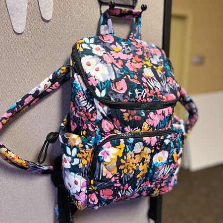 Floral backpack | featherweight | work and travel bag | Vera Bradley

#LTKsalealert #LTKitbag #LTKunder100