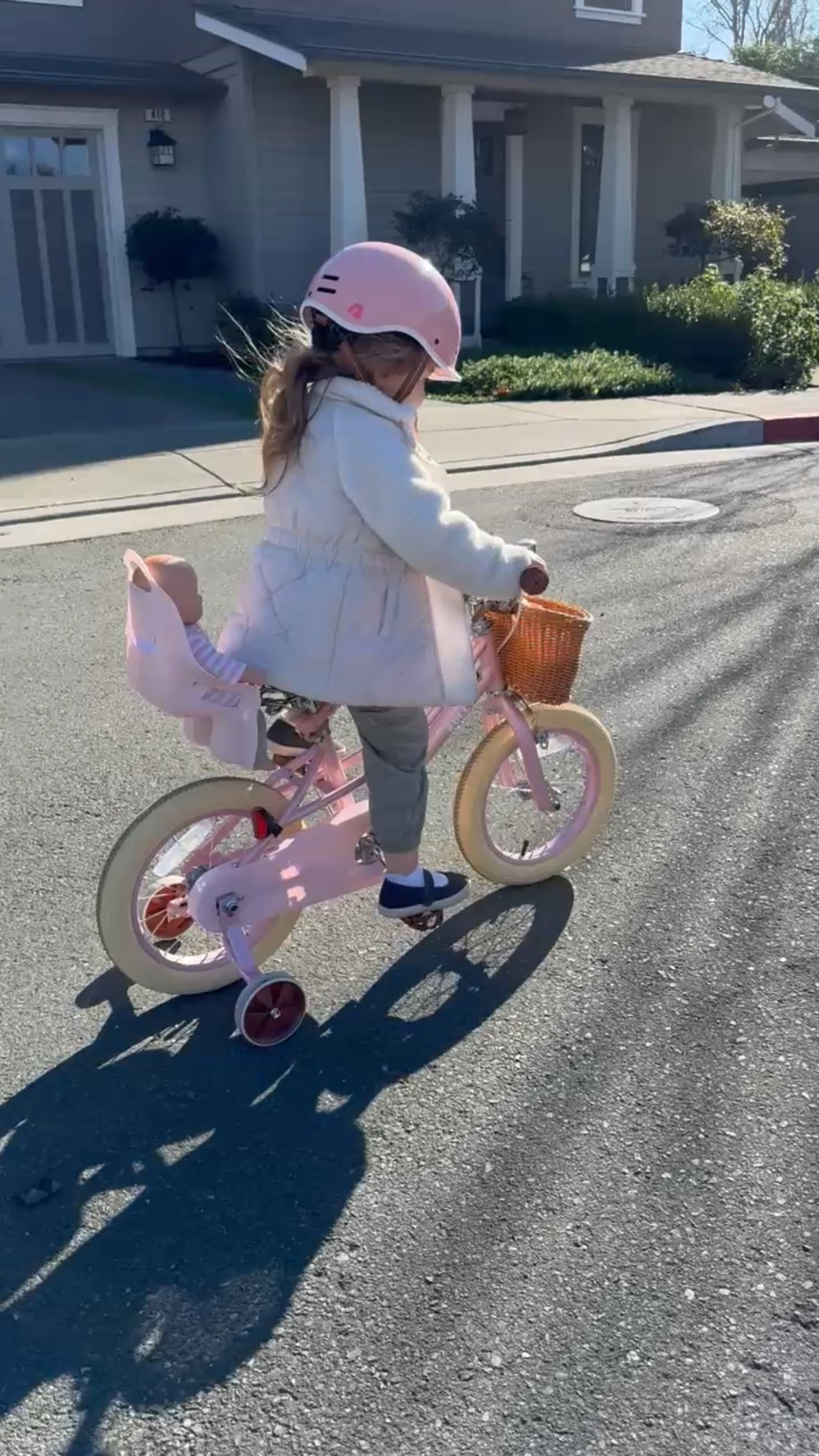 Toddler bike with training wheels and baby seat 

#LTKKids #LTKmomlife