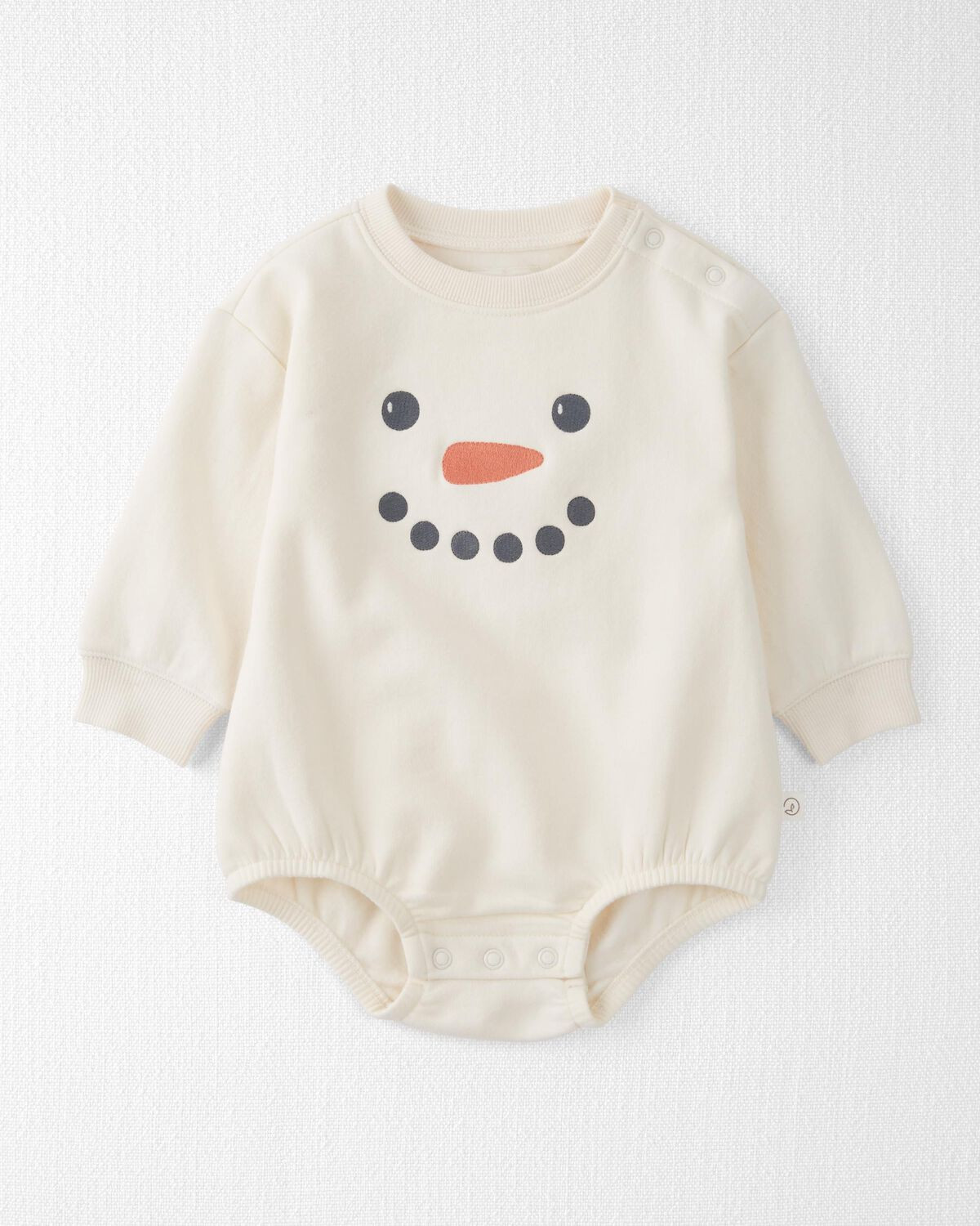 Baby Snowman Bubble Bodysuit Made With Organic Cotton - Little Planet | Carter's | Carter's Inc