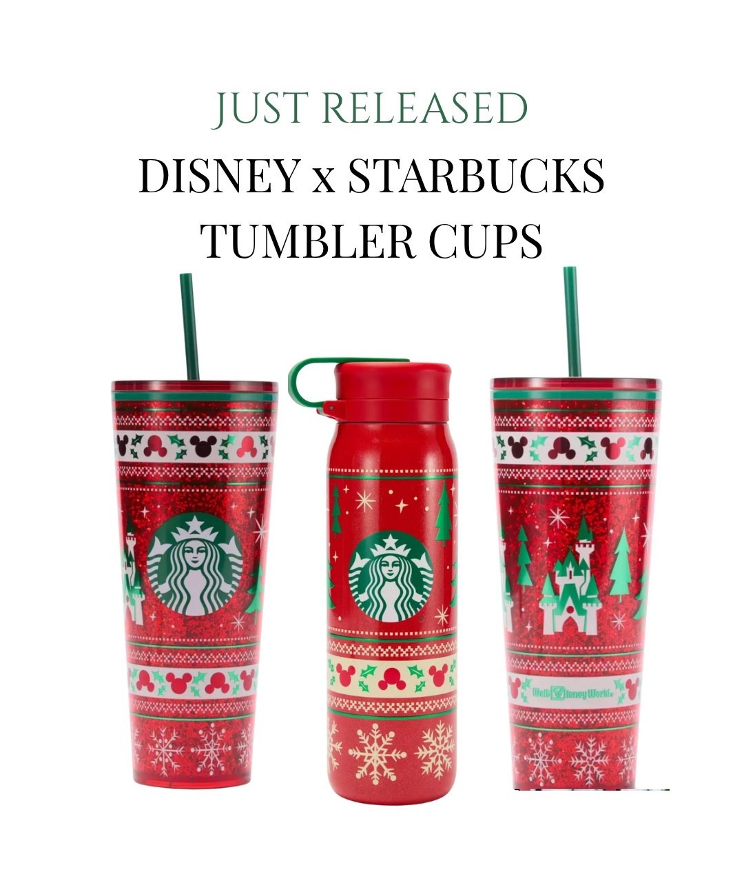 NEW Disney x Starbucks tumbler cups on the websitee

#LTKFindsUnder50 #LTKHoliday #LTKSeasonal