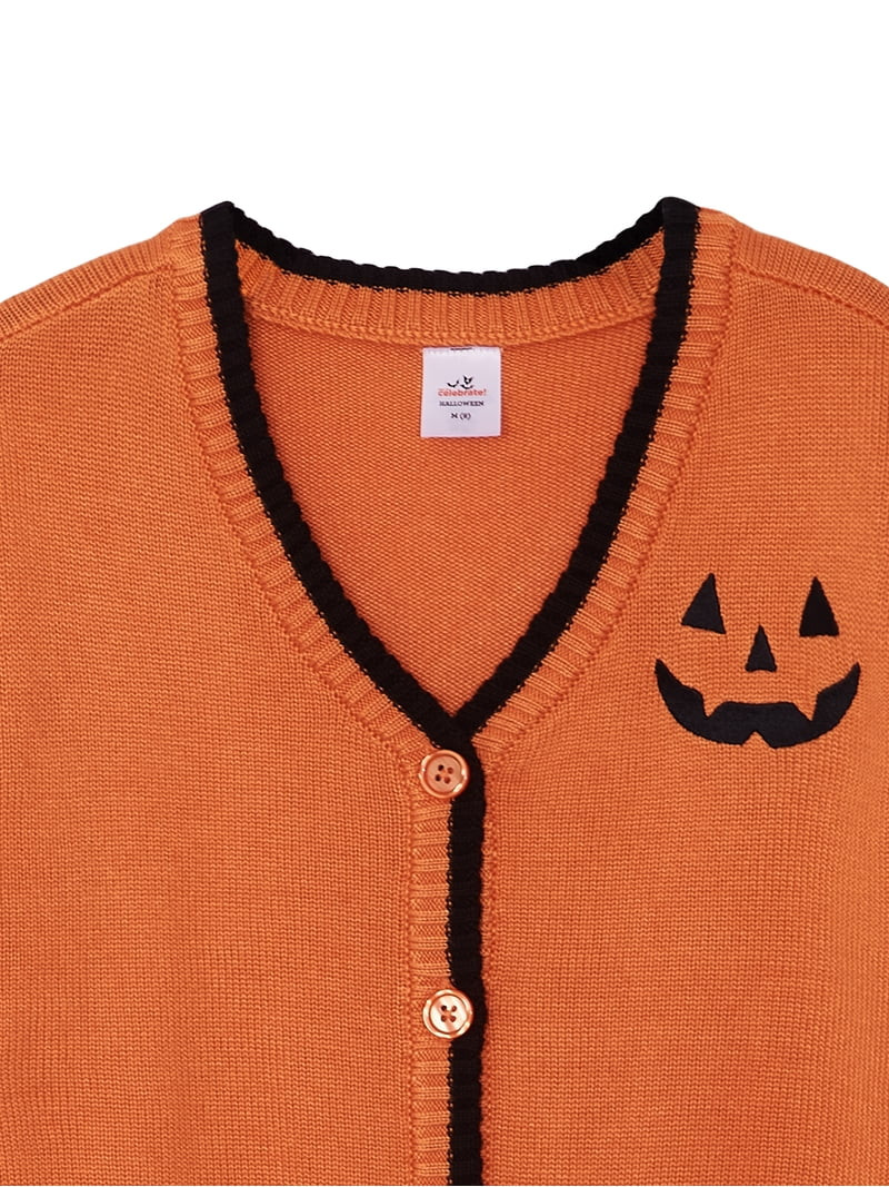 Way To Celebrate Girls Halloween Cardigan, Sizes 4-18 | Walmart (US)