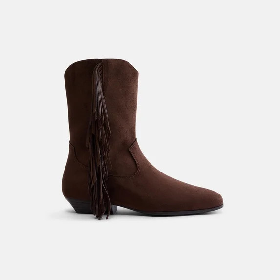 Scenario Women's Fringe Western Boots | Walmart (US)