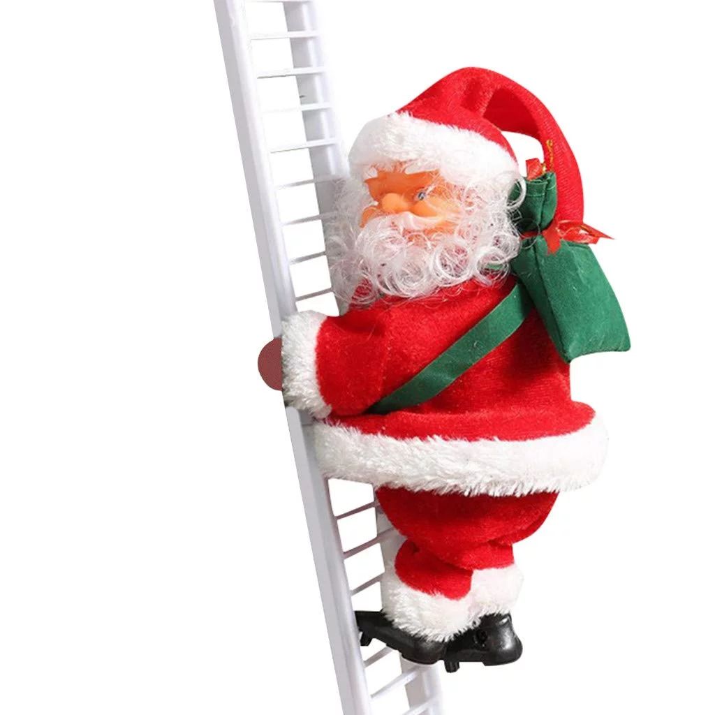 Santa Climbing Ladder Electric Santa Claus Climbing Rope Ladder Decoration, Christmas Super Climb... | Walmart (US)