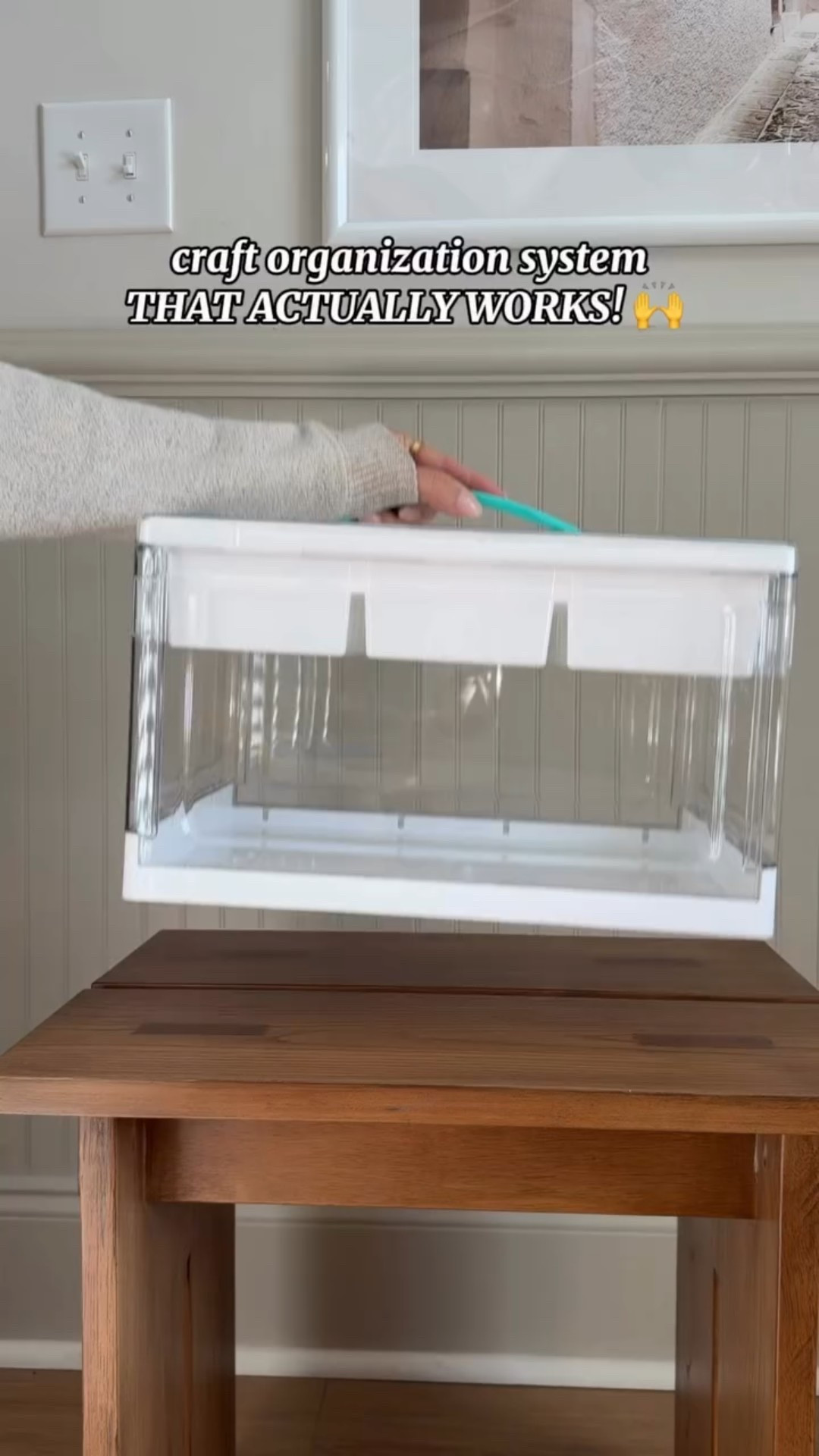 Follow + Comment “CRAFT” for this incredible organizer! 📚 best way to organize all of your crafts, toys, coloring books, puzzles and more!! 🙌 Getting ahead of it all!!✨ Nothing is better than well organized things! 🥰 #organizationtips #amazonorganization #storagehacks