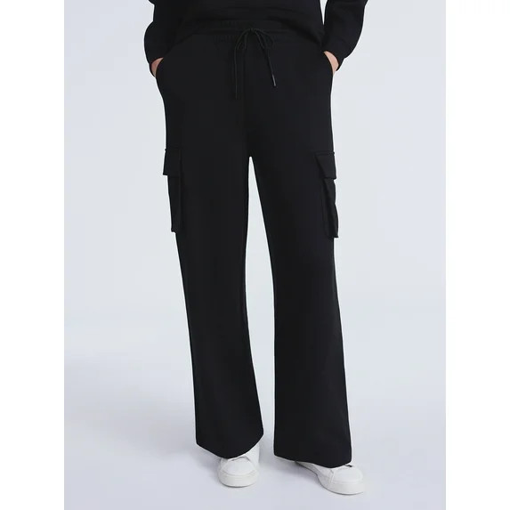 Scoop Women's and Women's Plus New Scubaknit Cargo Pants, Sizes XS-4X | Walmart (US)