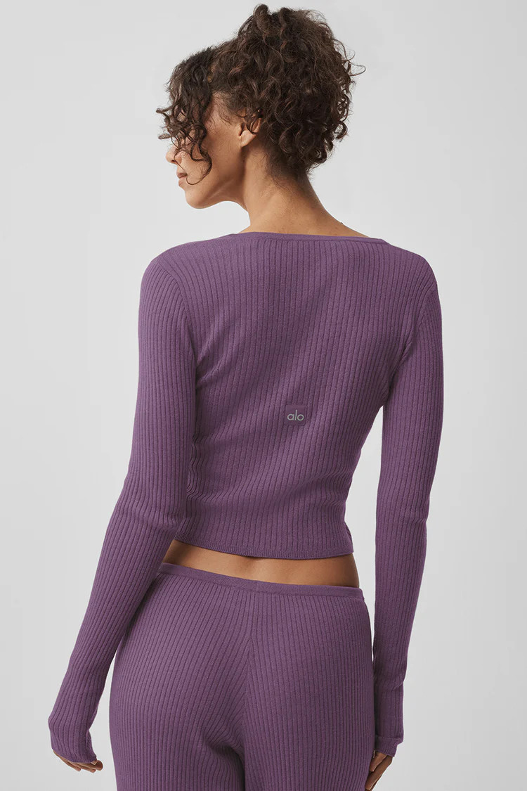 Sweater Knit Unwind Long Sleeve | Alo Yoga (US)