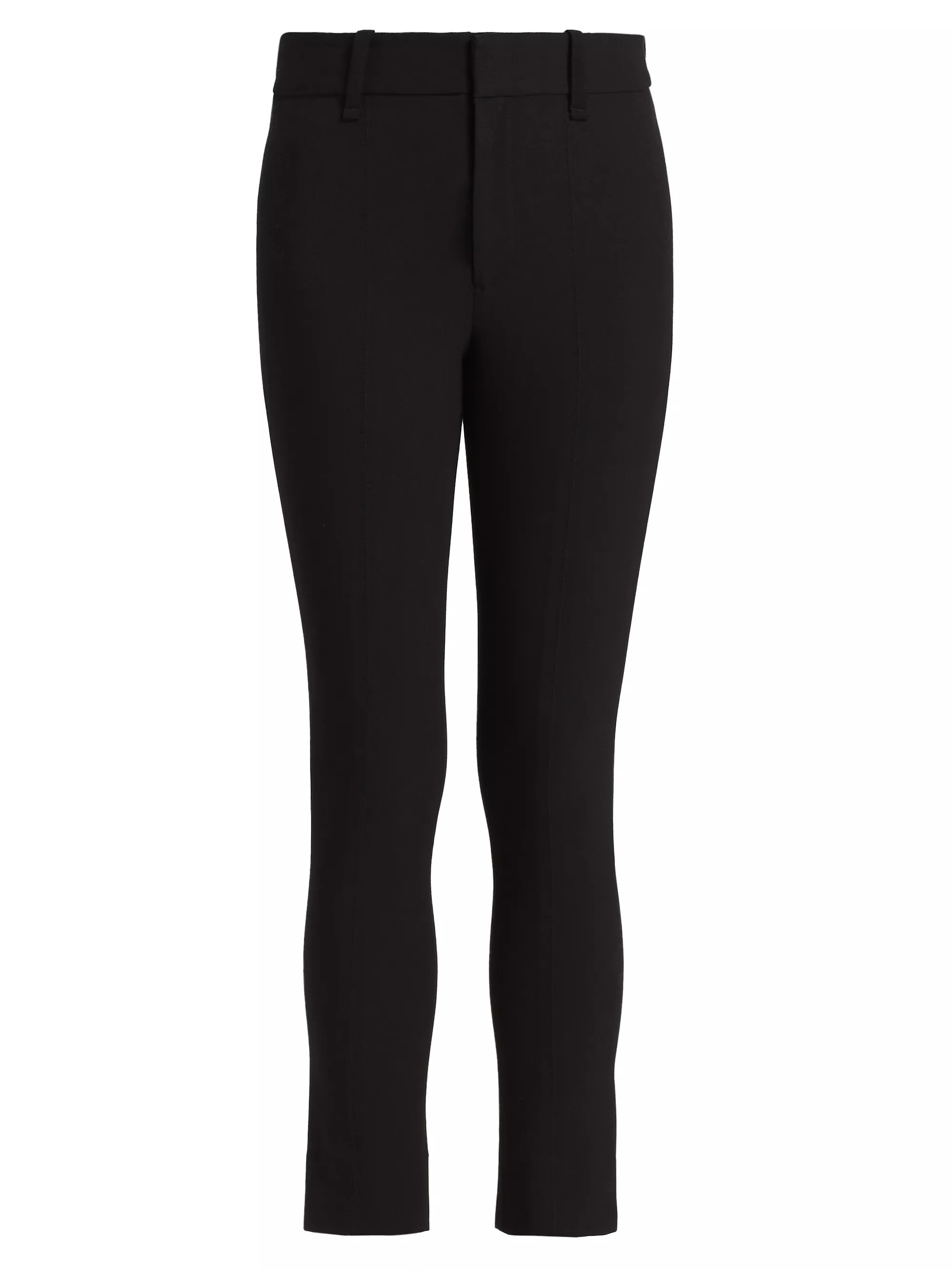 High-Waisted Ankle-Crop Cigarette Pants | Saks Fifth Avenue