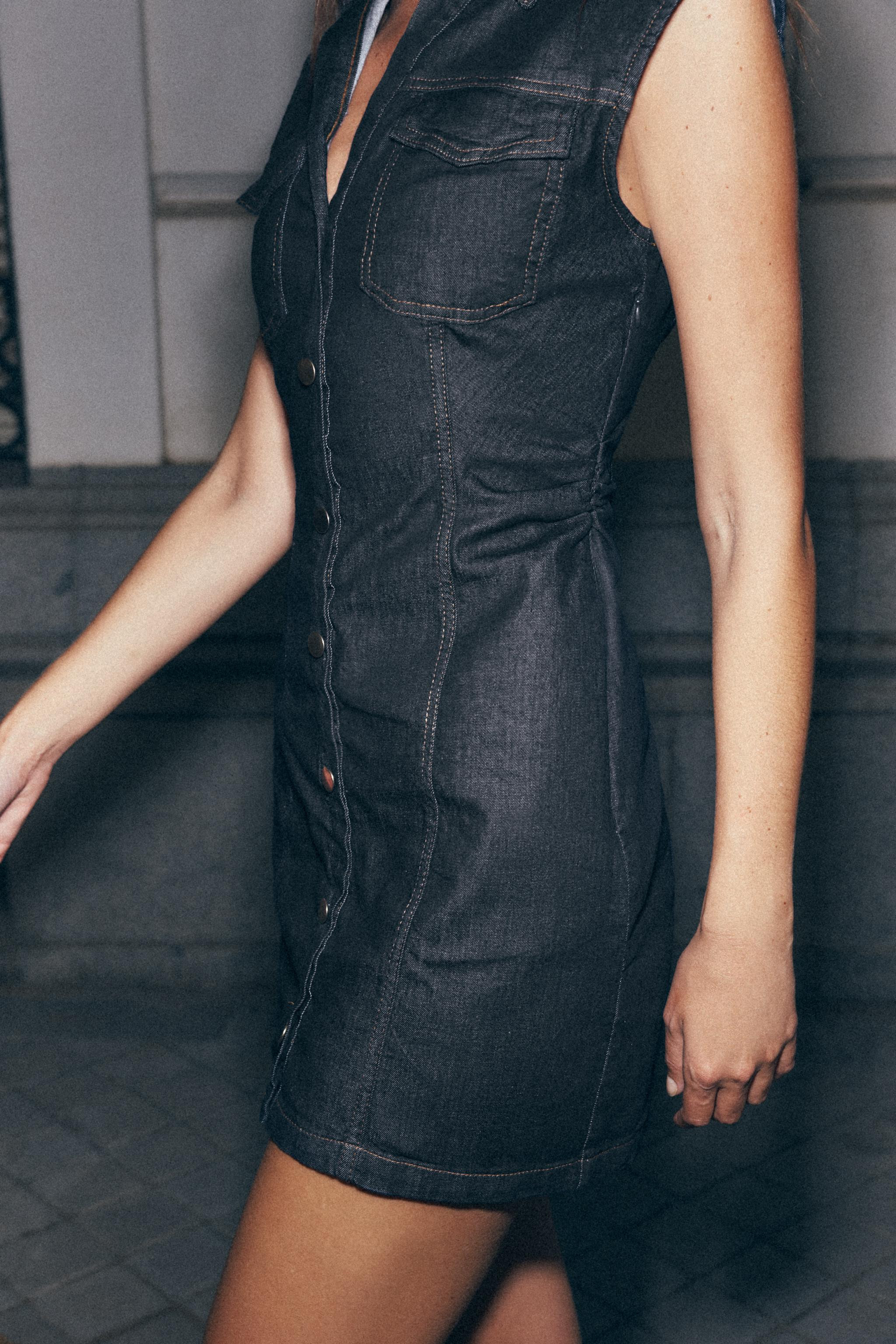 Z1975 DENIM MINI DRESS | Zara UK