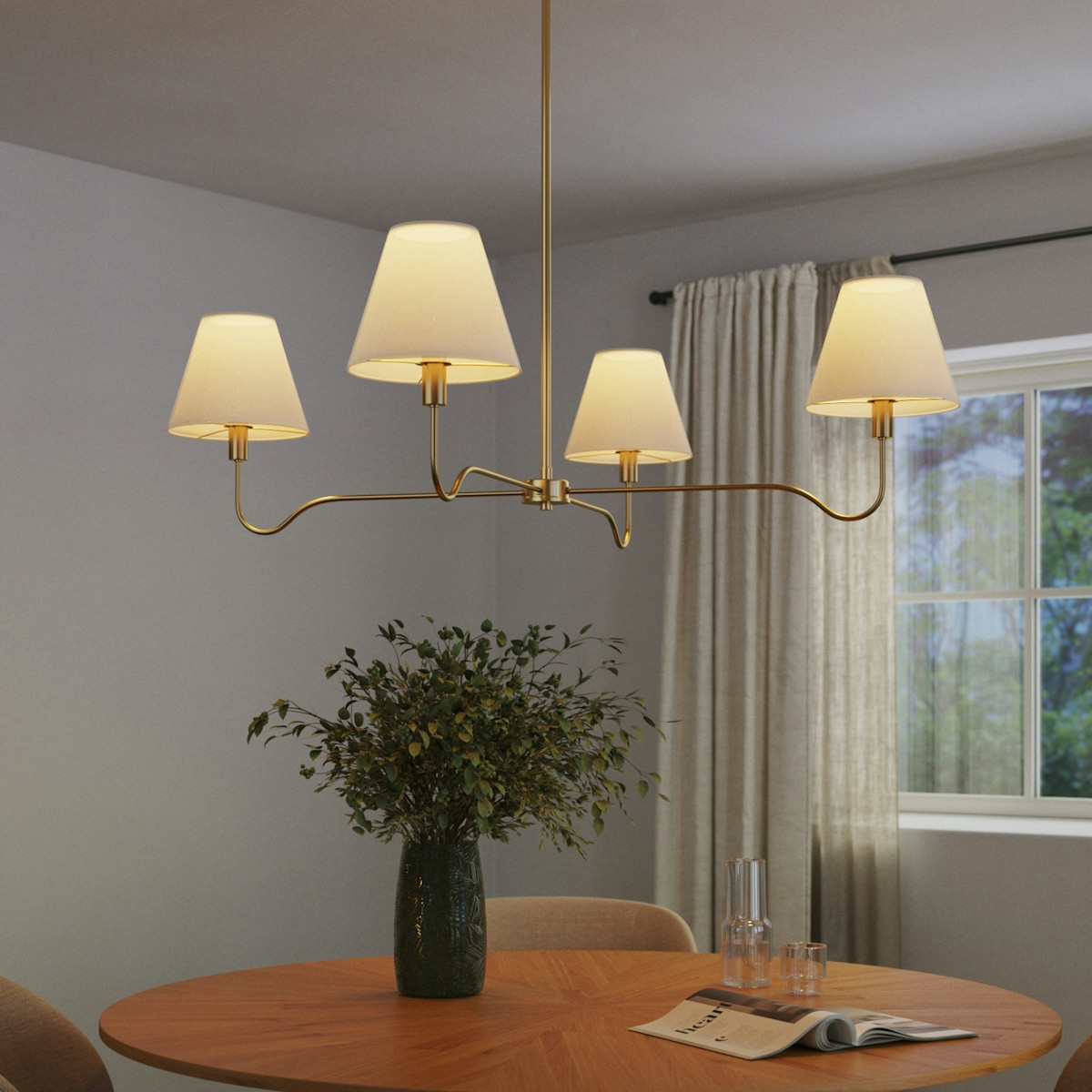 Lombard Chandelier - Brass | Article