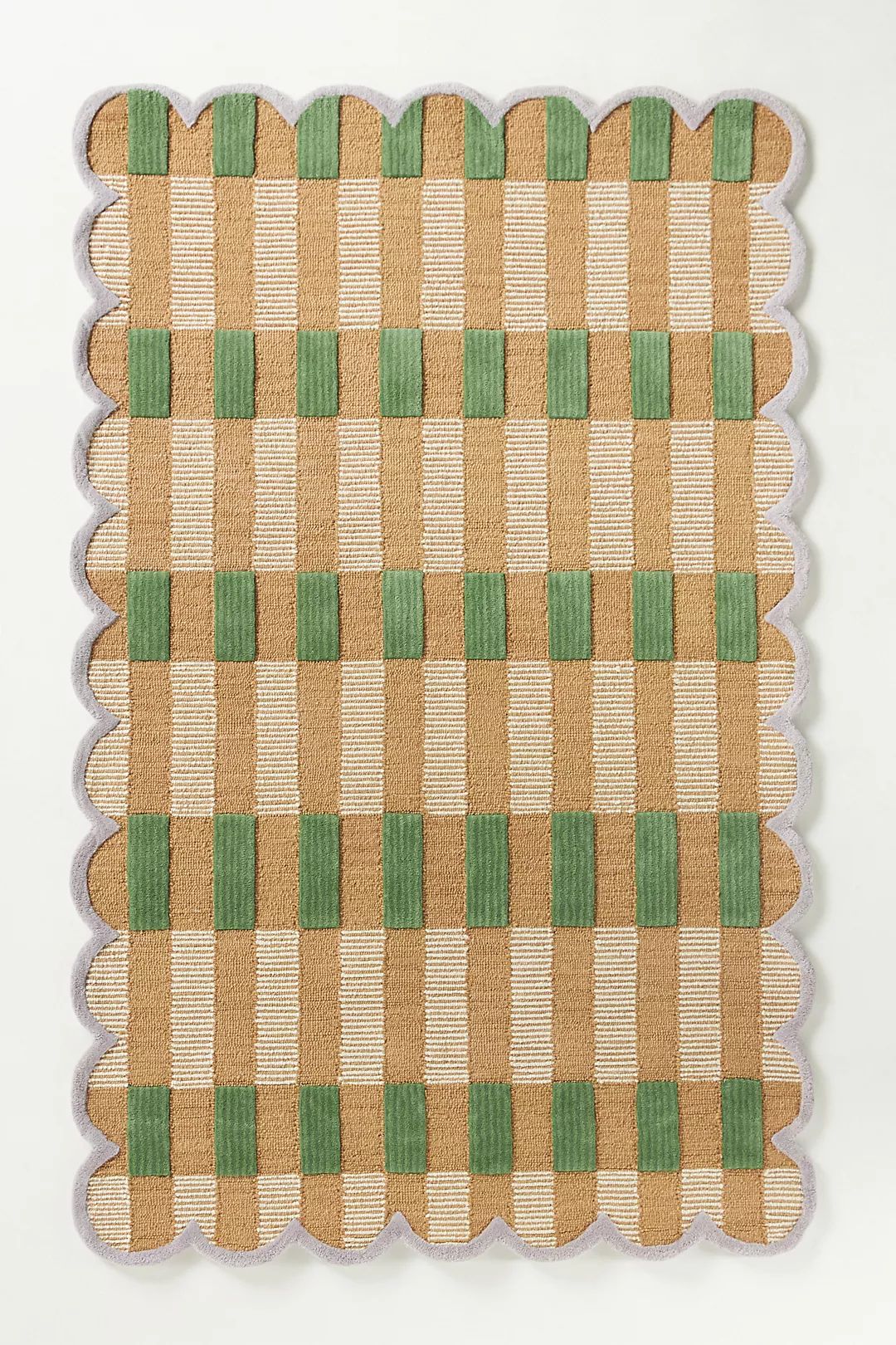 Matilda Goad & Co. Tufted Plaid Rug | Anthropologie (US)